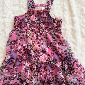 Piper Pink and Purple Girls Casual Dress Sz XS BK